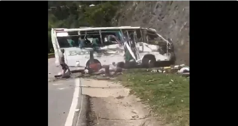 Trágico accidente de tránsito en Cundinamarca quedó grabado en video