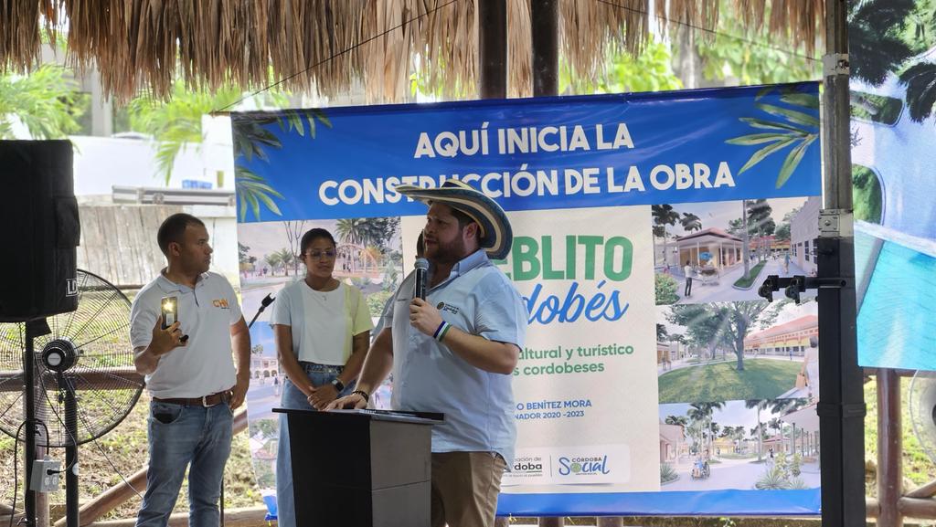 Gobernación puso la primera piedra del Pueblito Cordobés