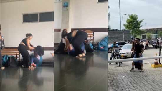 En redes sociales se hizo viral un video en el que dos mujeres pelean a golpes y halones de cabello dentro de las instalaciones de la Universidad Cooperativa de Colombia, sede Montería. Presuntamente la disputa inició por el supuesto robo de un celular, ya que una de las involucradas asegura que lo dejó en el baño de la institución, y cuando a lo fue a buscar no estaba, pero sostiene que la otra joven involucrada lo tomó con la intención de quedárselo. En la grabación que ha dado de qué hablar en plataformas como X, Facebook e Instagram, se puede apreciar que la agresora se acerca a quien señala de haber tomado su celular, y tras decirle algunas palabras la haló por el cabello y empezó a golpearla con fuerza. La situación pasó a mayores cuando intervinieron dos hombres (presuntamente novios de estas dos mujeres) y uno de ellos hirió al otro con arma blanca, por lo que fue llevado a un centro médico. La Universidad Cooperativa de Colombia emitió un comunicado para indicar que los entes internos competentes están investigando el caso de las dos estudiantes, mientras que lo ocurrido con los hombres externos está en manos de las autoridades correspondientes. La entidad educativa rechazó la violencia y dijo estar presta al esclarecimiento del incidente.