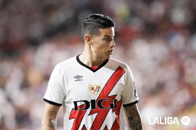 James Rodríguez debutó en el Rayo Vallecano