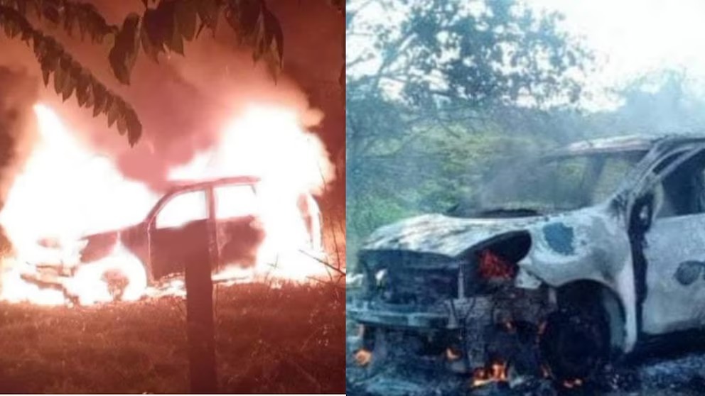 Lo que se sabe sobre la camioneta con cuatro cuerpos calcinados hallada en Montería